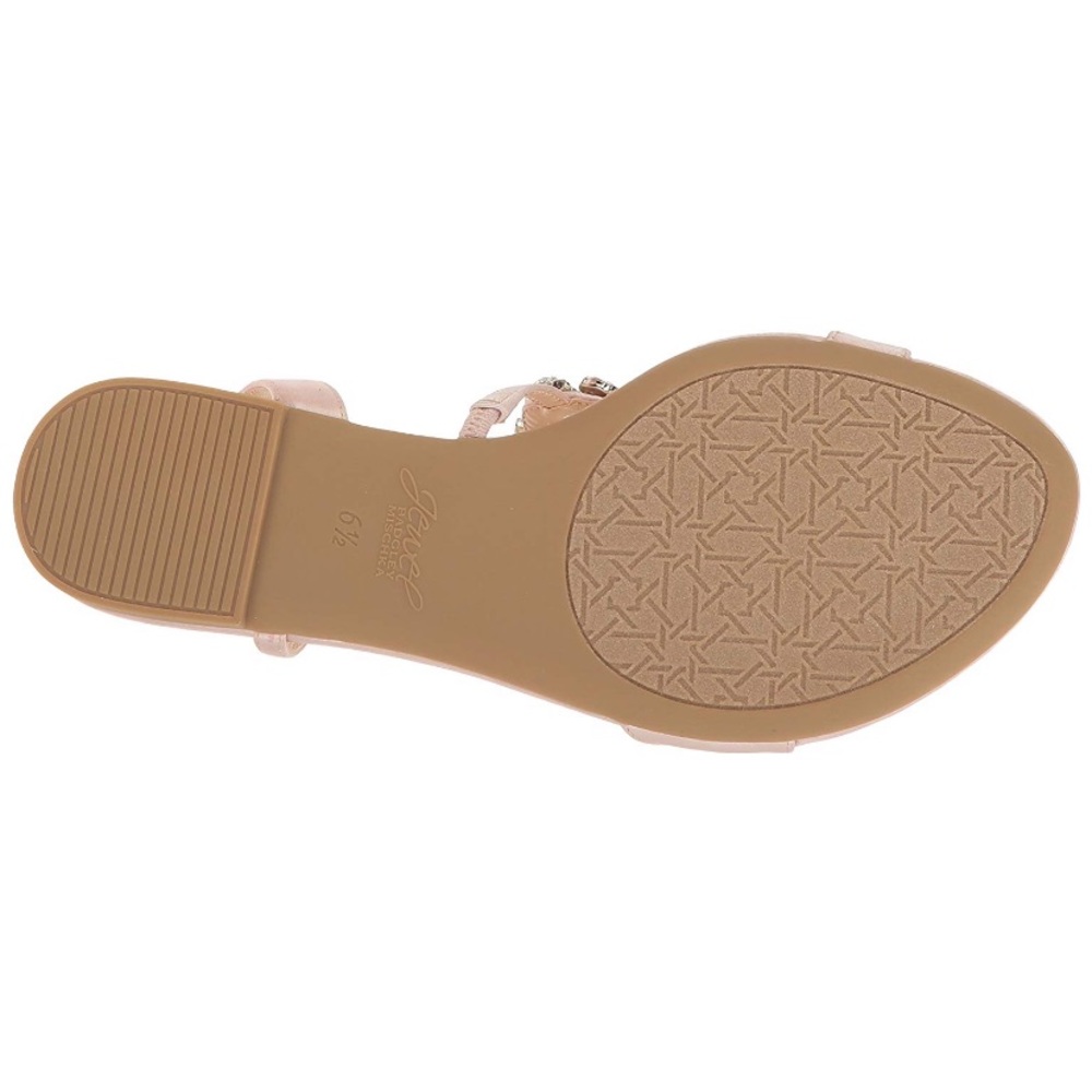 Badgley Mischka Gamble Flat Embellished Sandal - Picture 5 of 10